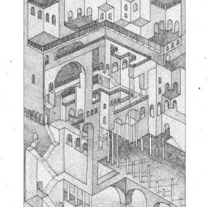 City — 9 × 12 Art Print