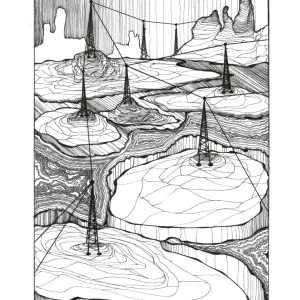 Electric Fields — 9 × 12 Art Print