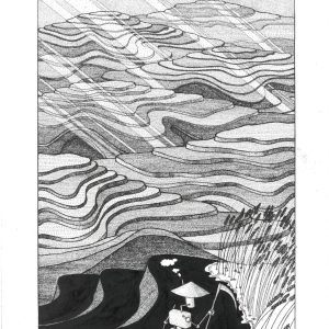Rice Fields — 9 × 12 Art Print